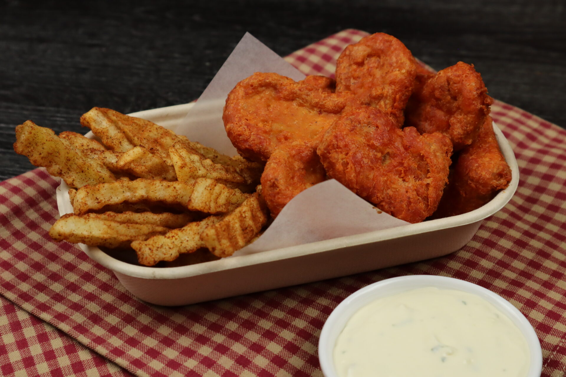 spicy-chicken-nuggets-and-bbq-fries-recipe-mommybelleph